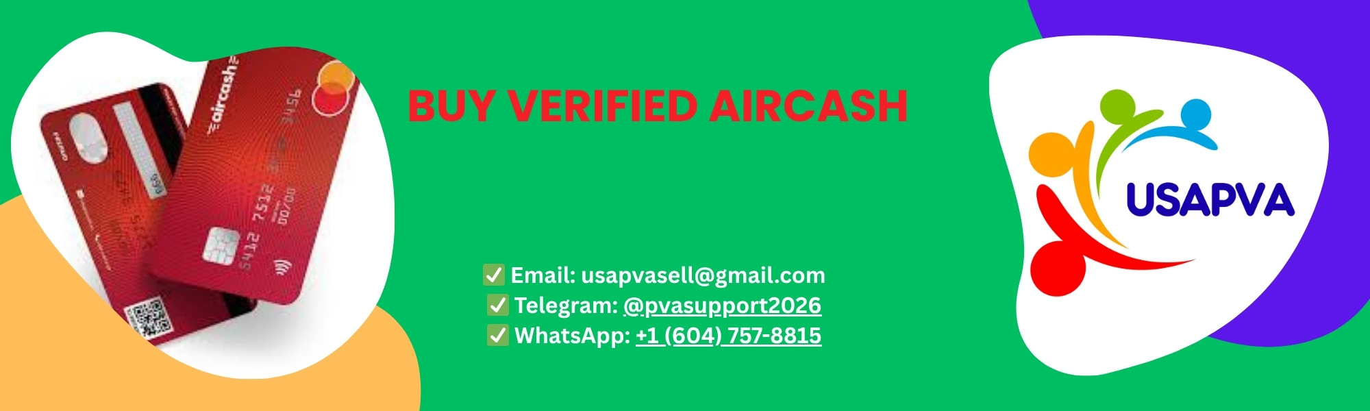 Buy Aircash accounts