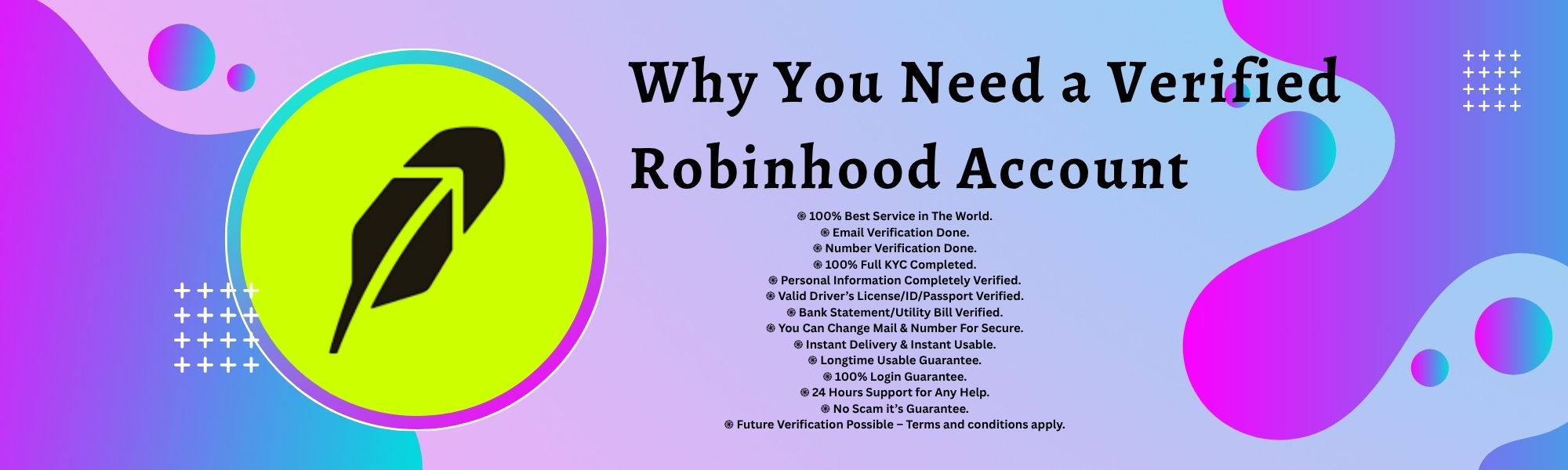 Buy Verified Robinhood Accounts