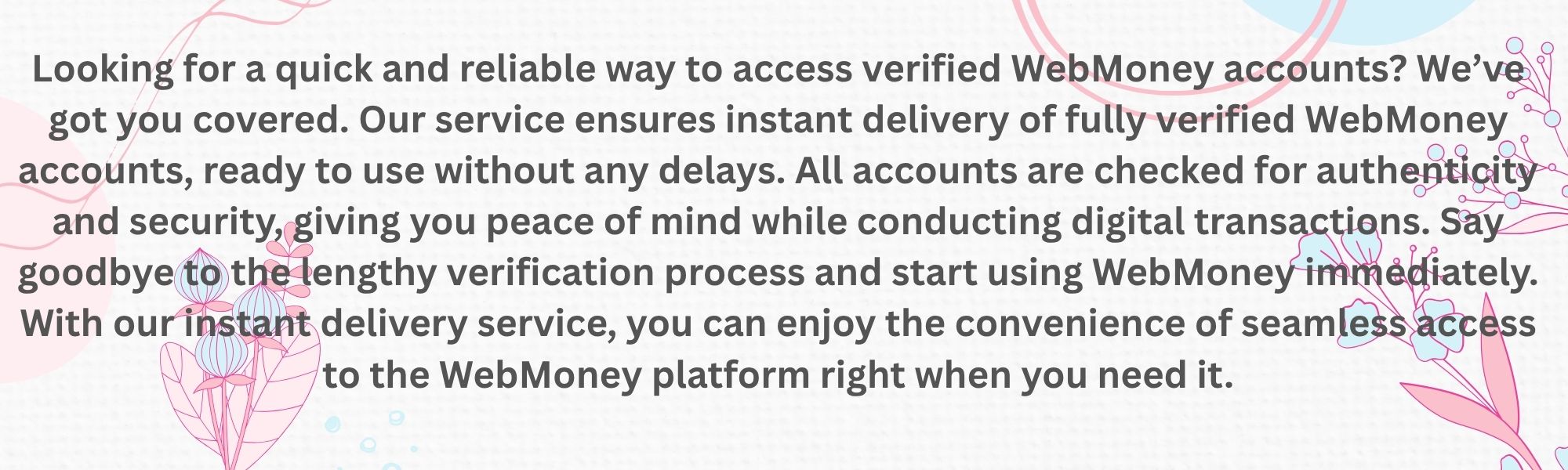 Buy Verified WebMoney Accounts 