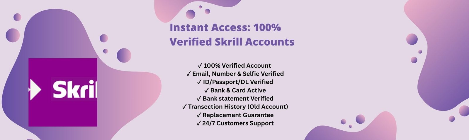 Buy Verified Skrill Accounts