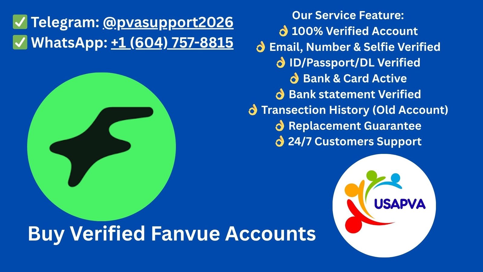 Best place to buy verified Fanvue accounts