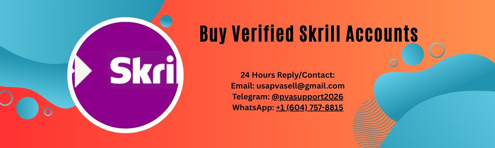 Buy Verified Skrill Accounts