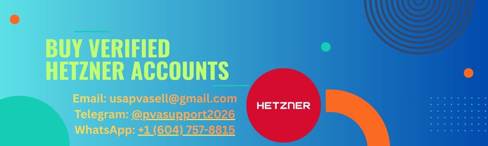 Buy Verified Hetzner Accounts