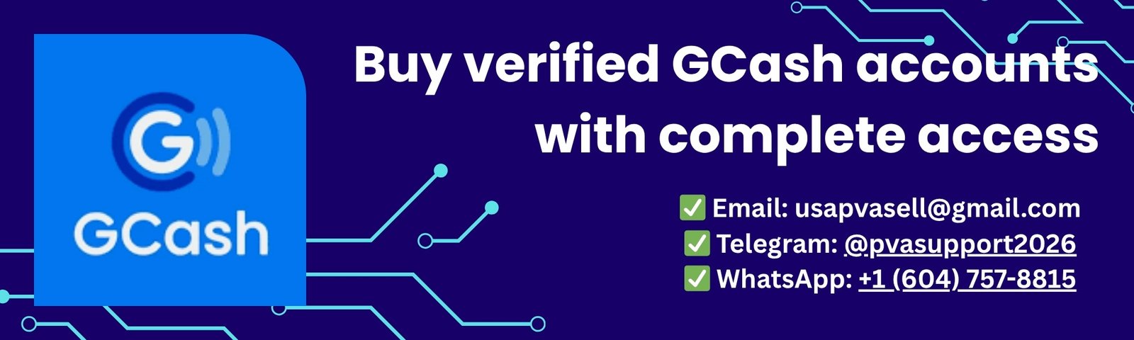Buy verified GCash accounts with complete access