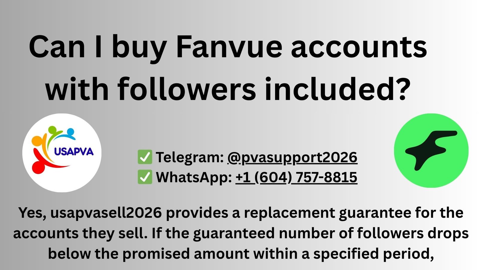 buy Fanvue accounts 