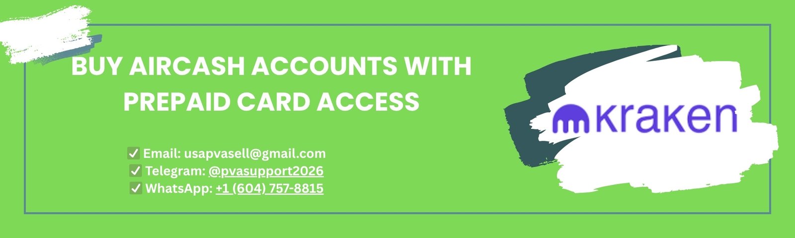 Instant Delivery Verified Kraken Accounts