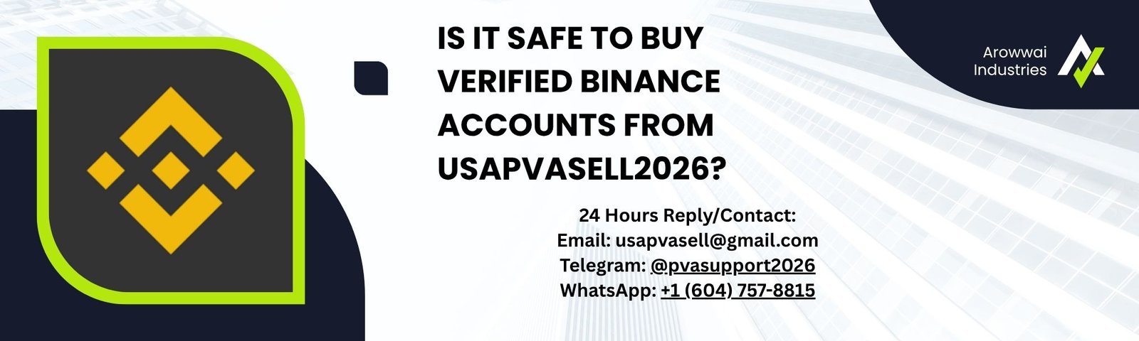 buy verified Binance accounts from usapvasell2026