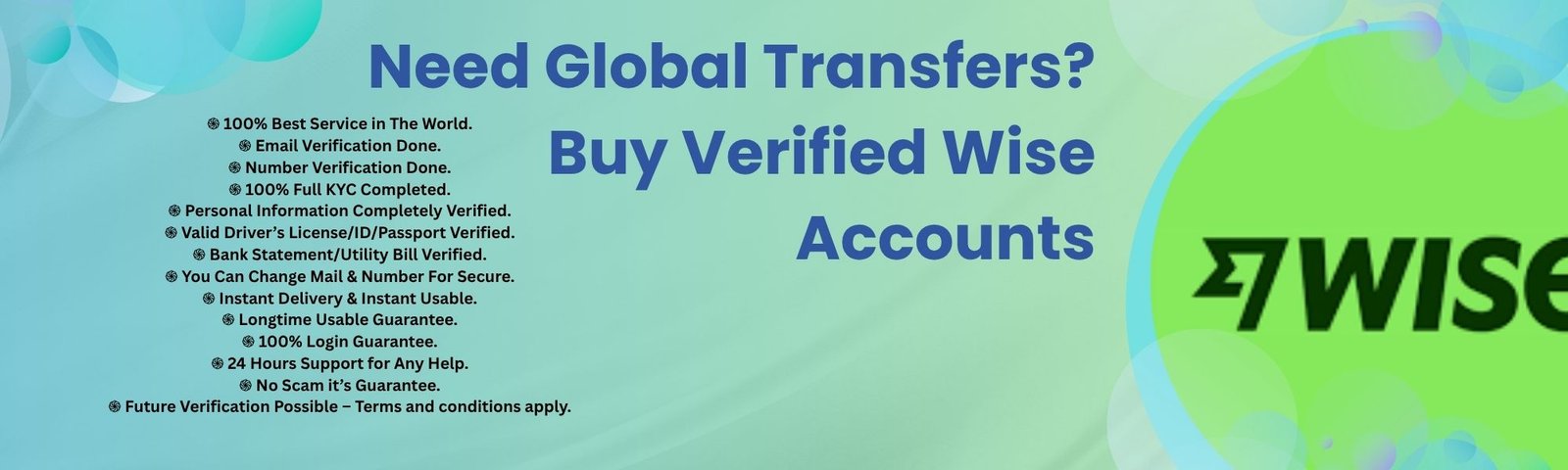 Buy Verified Wise Accounts