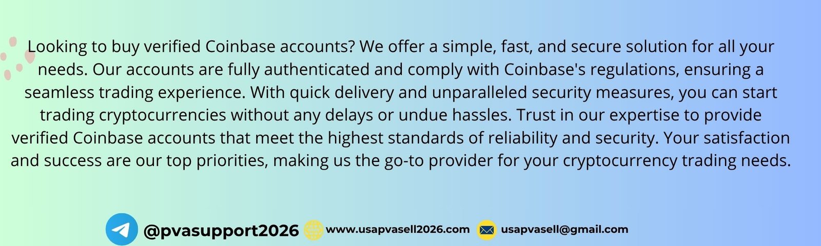 buy verified Coinbase accounts