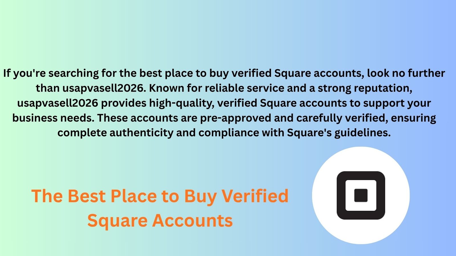 Buy Verified Square Accounts